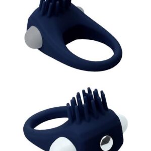 Wibrujący pierścień erekcyjny RINGS OF LOVE STIMU RING BLUE