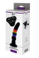 Kolorowy STRAP-ON SOLID DILDO Toyz4Lovers