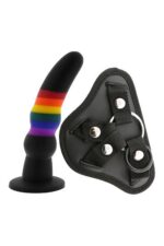 Kolorowy STRAP-ON SOLID DILDO Toyz4Lovers