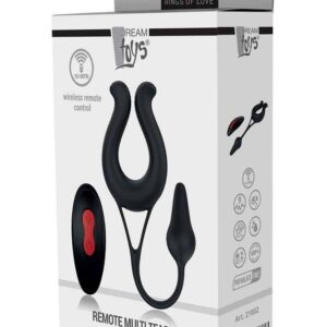 Pierścień wibrujący z plugiem analnym z pilotem