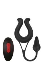 Pierścień wibrujący z plugiem analnym z pilotem
