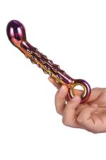 Szklane Dildo z Borokrzemianowego Szkła – Idealne Do Stymulacji Punktu G i Punktu P