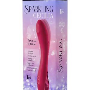 SPARKLING SLIDING BEAD VIBRATOR CECILIA