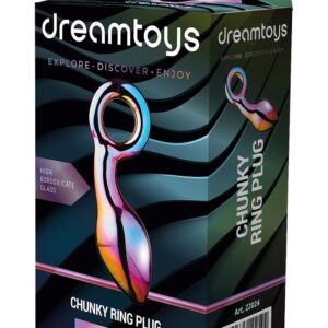Szklany plug analny GLAMOUR GLASS CHUNKY RING PLUG