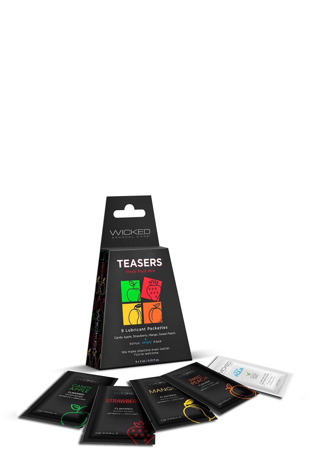 Zestaw żeli WICKED TEASERS FRESH FRUIT MIX 10x3ML Zestaw żeli WICKED TEASERS FRESH FRUIT MIX 10x3ML