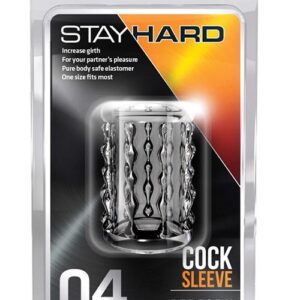 STAY HARD COCK SLEEVE 04 CLEAR