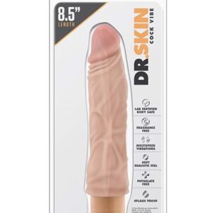 Dr. Skin Cock 10 8.5" – Realistyczny Wibrator z Mocnymi Wibracjami