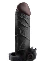 Nakładka na penisa FANTASY X-TENSIONS VIBRATING REAL FEEL 2 INCH EXTENSION BLACK