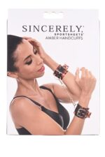 SPORTSHEETS bursztynowe kajdanki