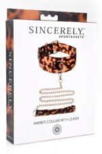 SPORTSHEETS Bursztynowa obroża i smycz