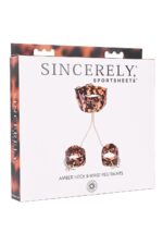 SPORTSHEETS bursztynowe opaski na szyję i nadgarstki