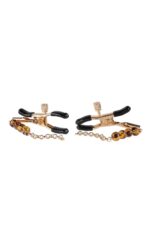 Bursztynowe klamry na sutki SINCELERY