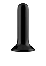 Szklany plug analny Thumby - With Suction Cup and Remote - 10 Speed - Black
