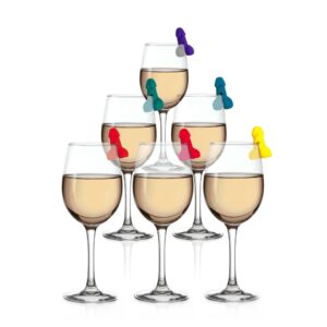 Zestaw markerów do koktajli w kształcie penisa x6