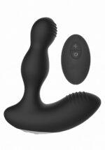 Remote Controlled E-Stim Wibrujący Masażer Prostaty - Black