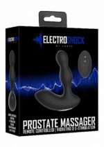 Remote Controlled E-Stim Wibrujący Masażer Prostaty - Black