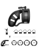 Klatka erekcyjna Man|Cage Model 18 - Chastity - 3.5" czarna