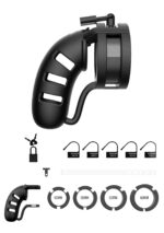 Klatka erekcyjna Man|Cage Model 19 - Chastity - 4.5" czarna