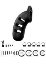 Klatka erekcyjna Man|Cage Model 21 - Chastity - 4.5" czarna