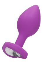 Korek analny Diamond Heart Butt Plug - Regular - Purple