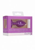 Korek analny Diamond Heart Butt Plug - Regular - Purple