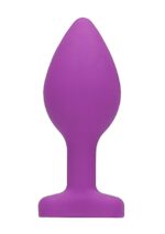 Korek analny Diamond Heart Butt Plug - Regular - Purple