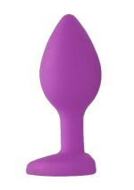 Korek analny Diamond Heart Butt Plug - Regular - Purple