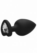 Korek analny Diamond Heart Butt Plug - Extra Large - Black
