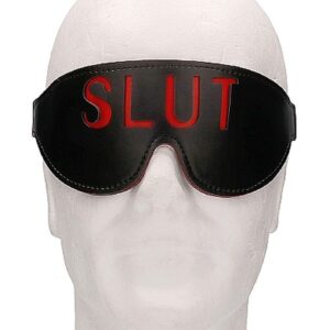 Maska na oczy Ouch! Blindfold - SLUT - Black