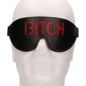 Maska na oczy Ouch! Blindfold - BITCH - Black
