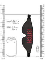 Maska na oczy Ouch! Blindfold - BITCH - Black