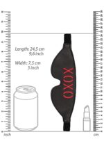 Maska na oczy Ouch! Blindfold - XOXO - Black