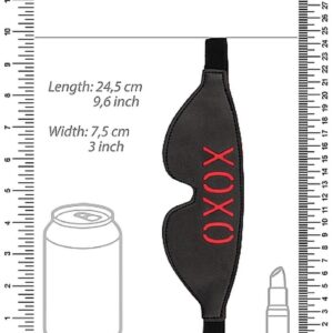 Maska na oczy Ouch! Blindfold - XOXO - Black