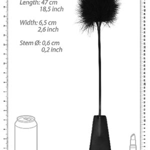 Czarna pierzasta packa od Ouch!