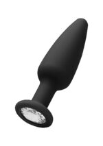 Korek analny Cone-Shaped Diamond Butt Plug - Black