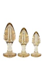 Zestaw Świecących Akrylowych Zatyczek Analnych – Niezapomniane Doznania