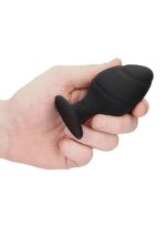 Plugi analne Swirled Butt Plug Set - Black