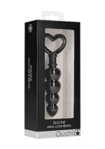 Plug analny kulki Anal Love Beads - Black