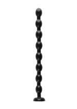 Ass Snake Beaded Dildo - 48 cm - Black