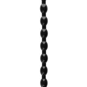 Ass Snake Beaded Dildo - 48 cm - Black