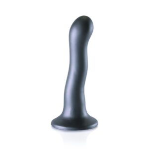 Dildo analne Ultra Soft Silicone Curvy G-Spot Dildo - 7'' / 17 cm
