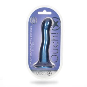 Dildo analne Ultra Soft Silicone Curvy G-Spot Dildo - 7'' / 17 cm