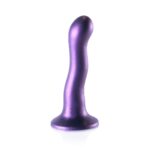 Dildo analne Ultra Soft Silicone Curvy G-Spot Dildo - 7'' / 17 cm