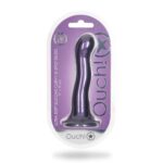 Dildo analne Ultra Soft Silicone Curvy G-Spot Dildo - 7'' / 17 cm