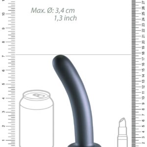 Dildo analne Smooth Silicone G-Spot Dildo - 7'' / 17 cm