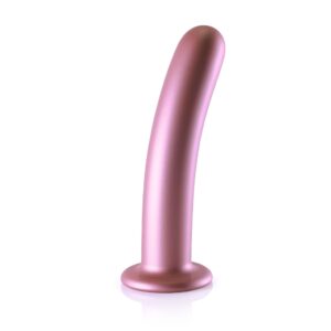 Dildo analne Smooth Silicone G-Spot Dildo - 7'' / 17 cm