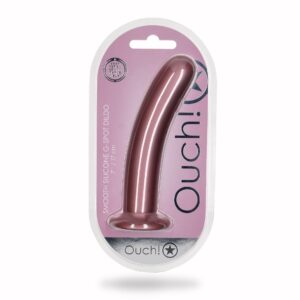 Dildo analne Smooth Silicone G-Spot Dildo - 7'' / 17 cm