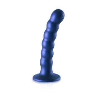 Dildo analne Beaded Silicone G-Spot Dildo - 5'' / 13 cm