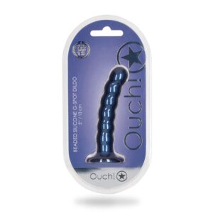 Dildo analne Beaded Silicone G-Spot Dildo - 5'' / 13 cm