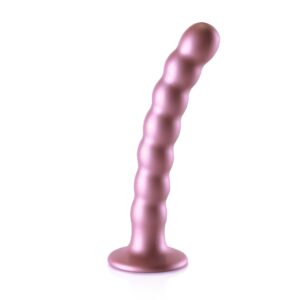Dildo analne Beaded Silicone G-Spot Dildo - 6,5'' / 16,5 cm